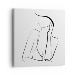Quadro em tela - Na onda dos sonhos - 30x30 cm