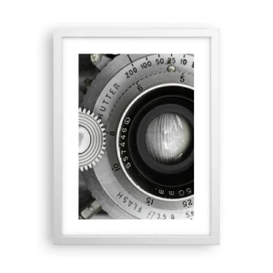 Pôster em moldura branca - Uma história sobre Hollywood - 30x40 cm