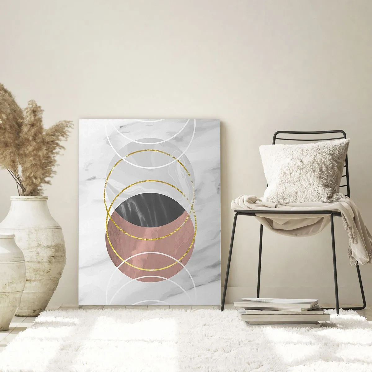 Quadro em vidro - Música das esferas - 70x100 cm