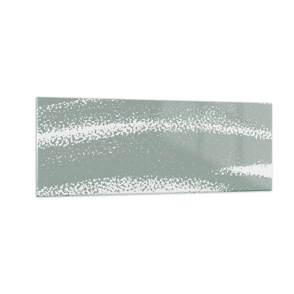 Quadro em vidro - Abstração em um clima de inverno - 140x50 cm