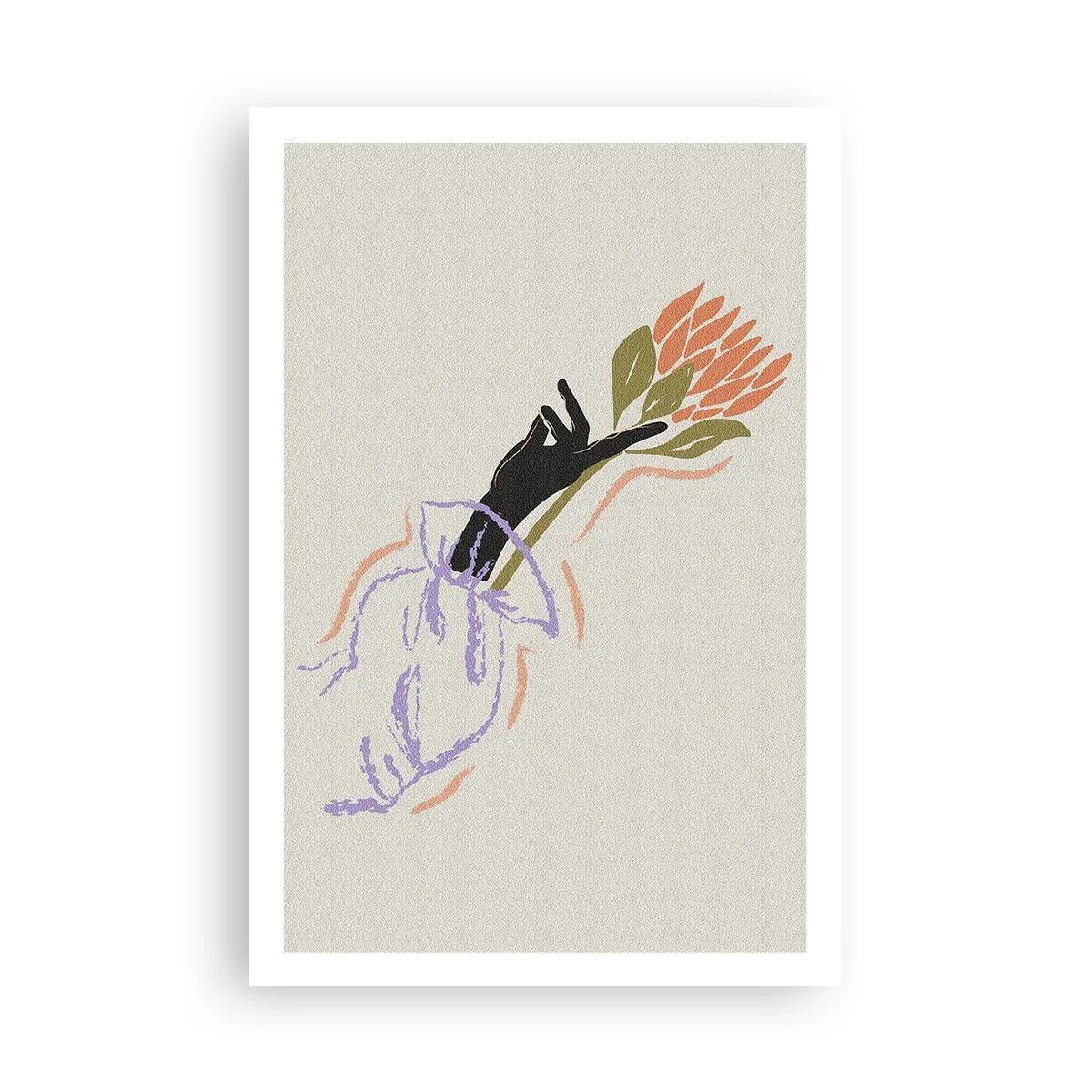 Pôster - Toque fraterno - 61x91 cm
