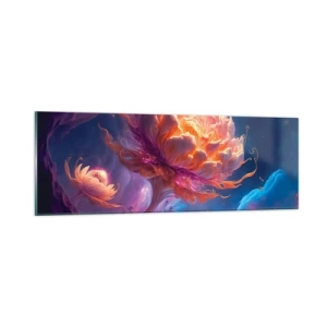 Quadro em vidro - Outro mundo - 90x30 cm