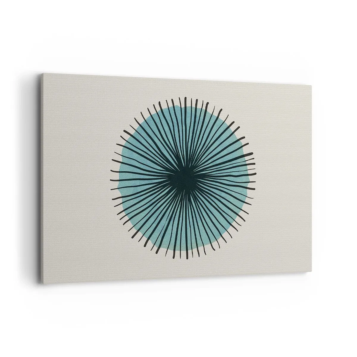 Quadro em tela - Radiante sobre o azul - 120x80 cm