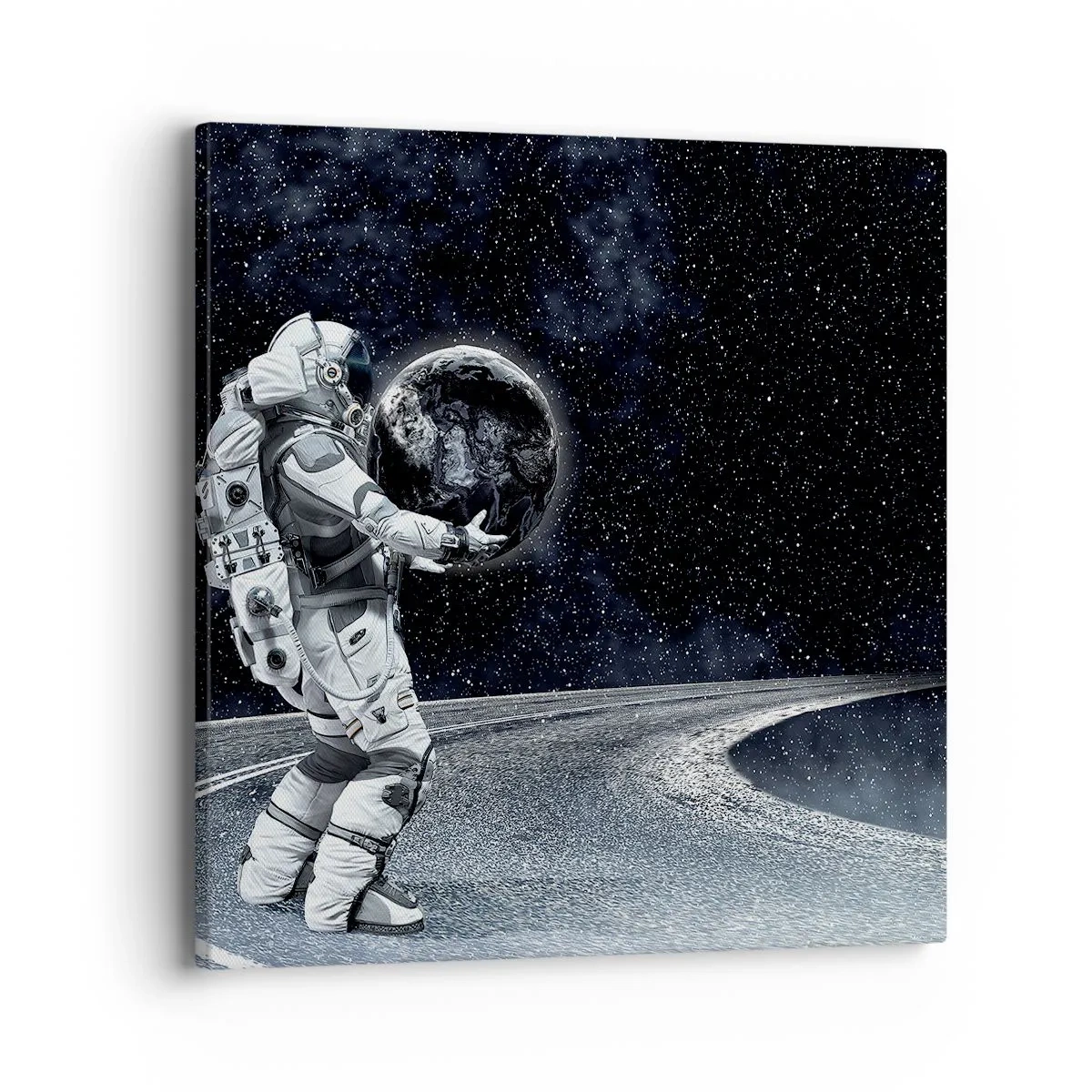 Quadro em tela - Na Via Láctea - 40x40 cm