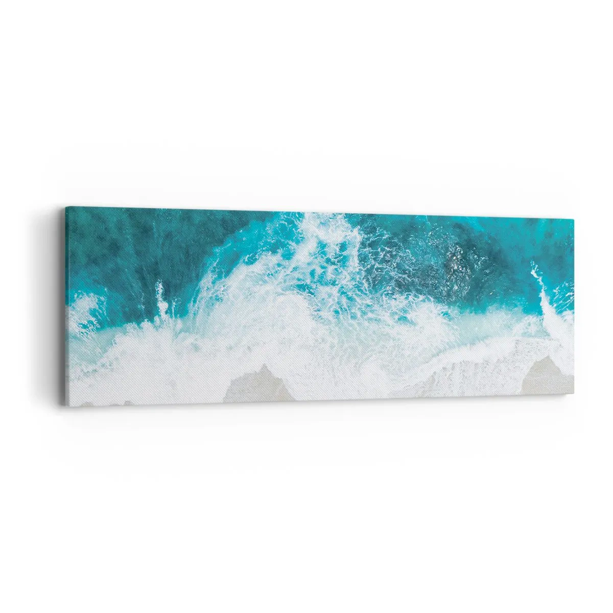 Quadro em tela - Carícia natural - 90x30 cm