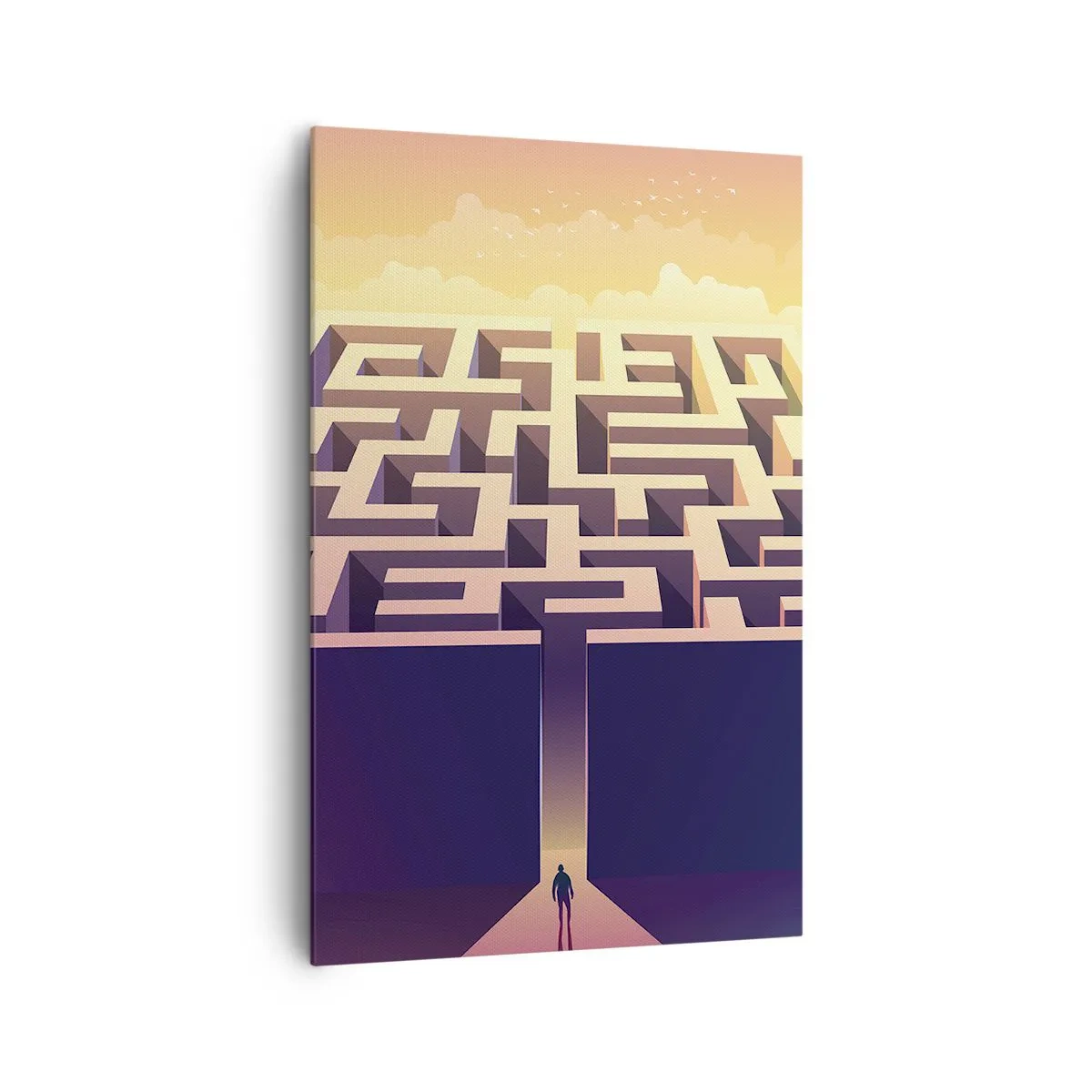 Quadro em tela - Hora de decisão - 80x120 cm