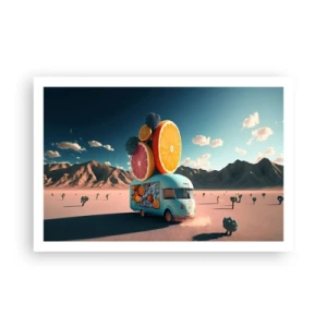 Pôster - O sabor das férias - 91x61 cm