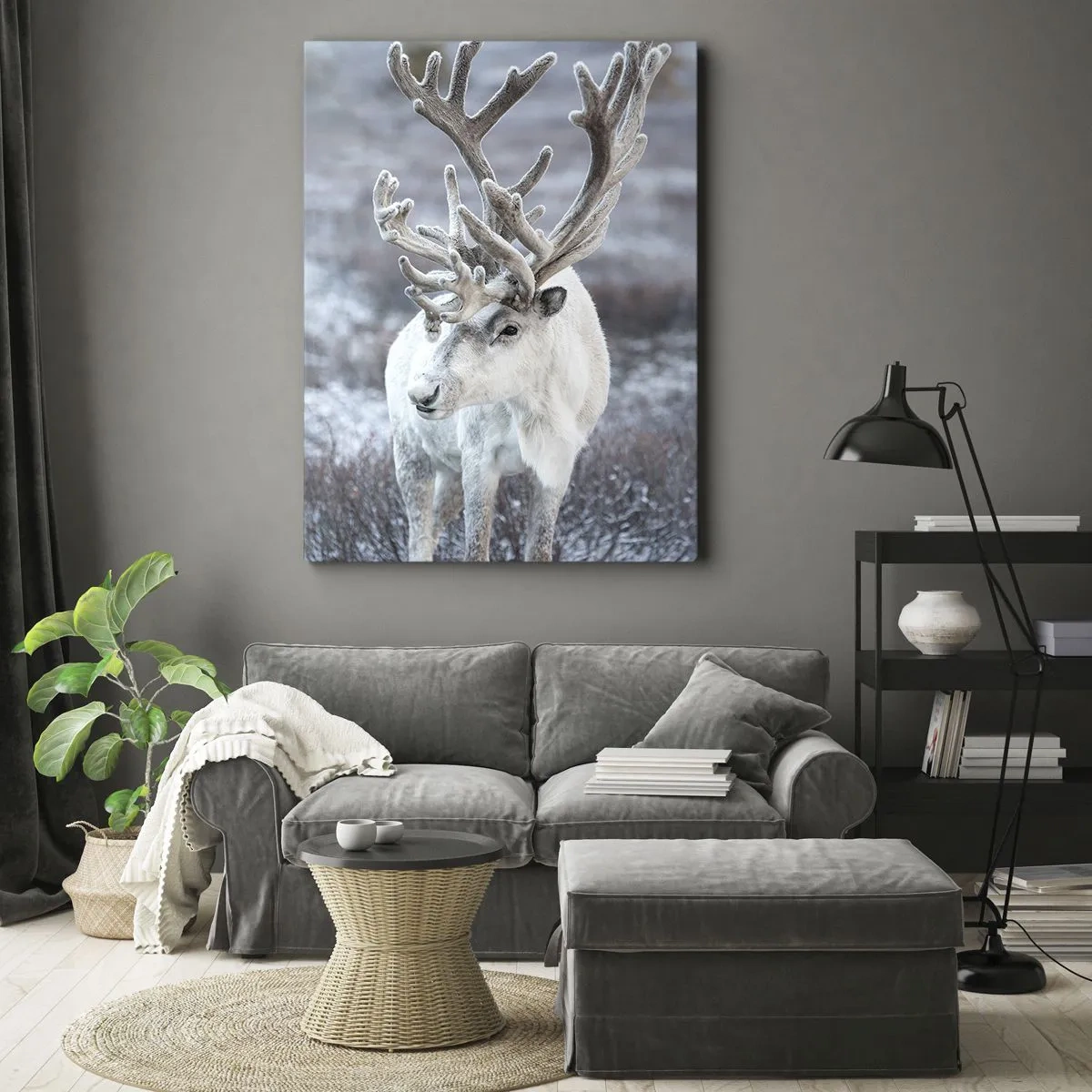 Quadro em tela - Retrato ao sol - 70x100 cm