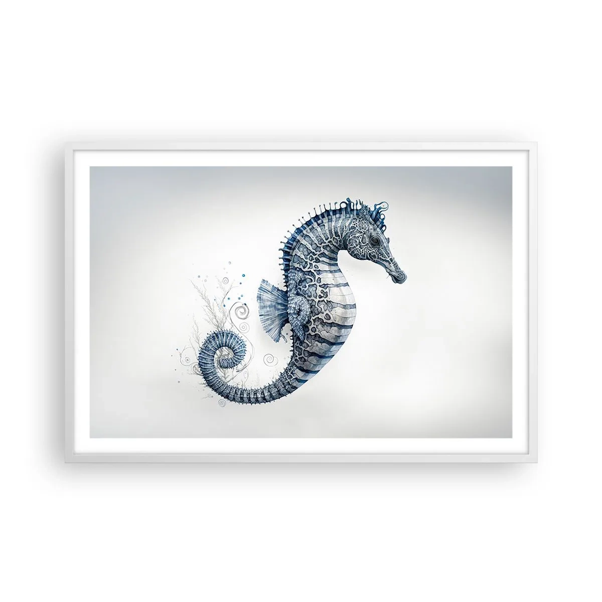 Pôster em moldura branca - Uma piada sutil da natureza - 91x61 cm