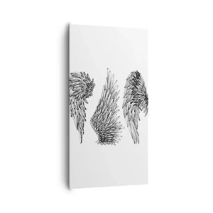 Quadro em tela - Você também pode se tornar um anjo - 65x120 cm