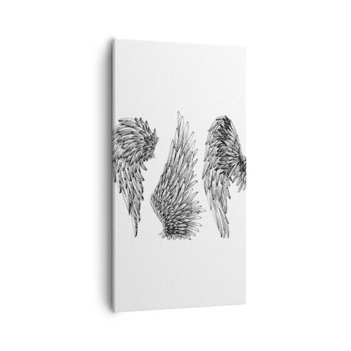 Quadro em tela - Você também pode se tornar um anjo - 55x100 cm