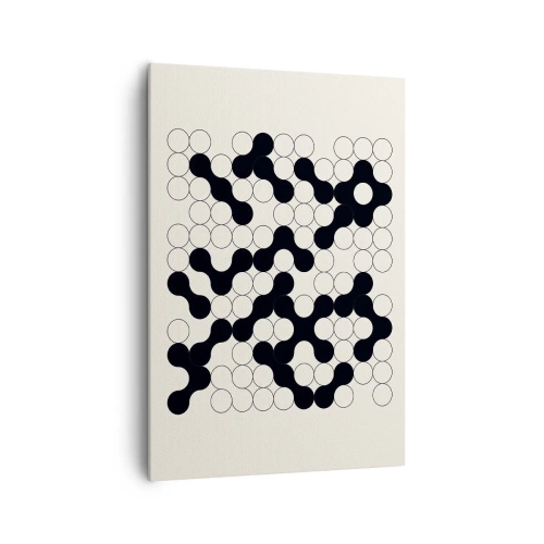 Quadro em tela - Jogo chinês – variação - 70x100 cm