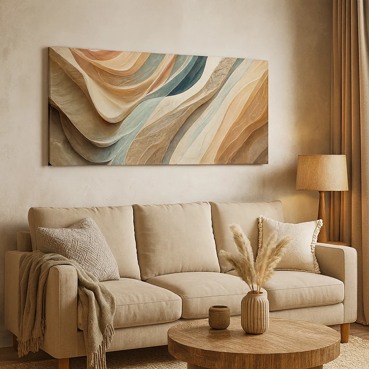 Quadro em tela - O momento antes da mudança - 30x30 cm