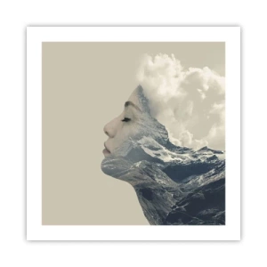 Pôster - A beleza dos elementos da natureza - 50x50 cm