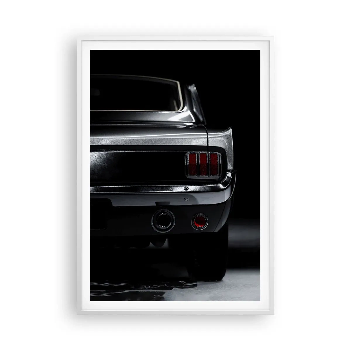 Pôster em moldura branca - O charme do clássico - 70x100 cm