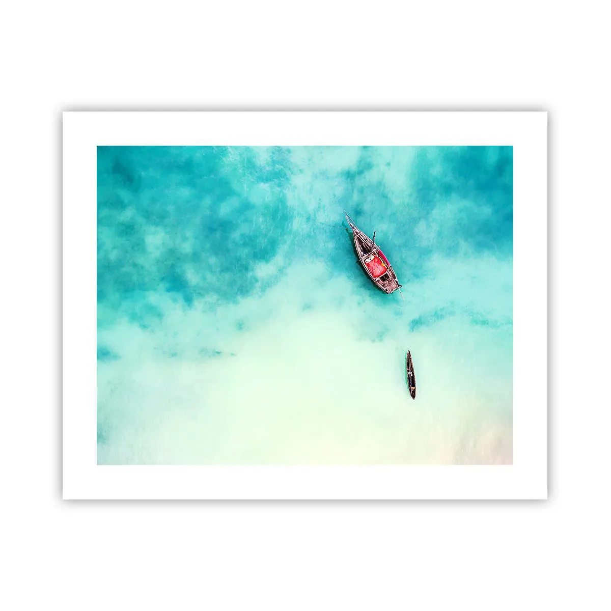 Pôster - As praias de Zanzibar - 50x40 cm