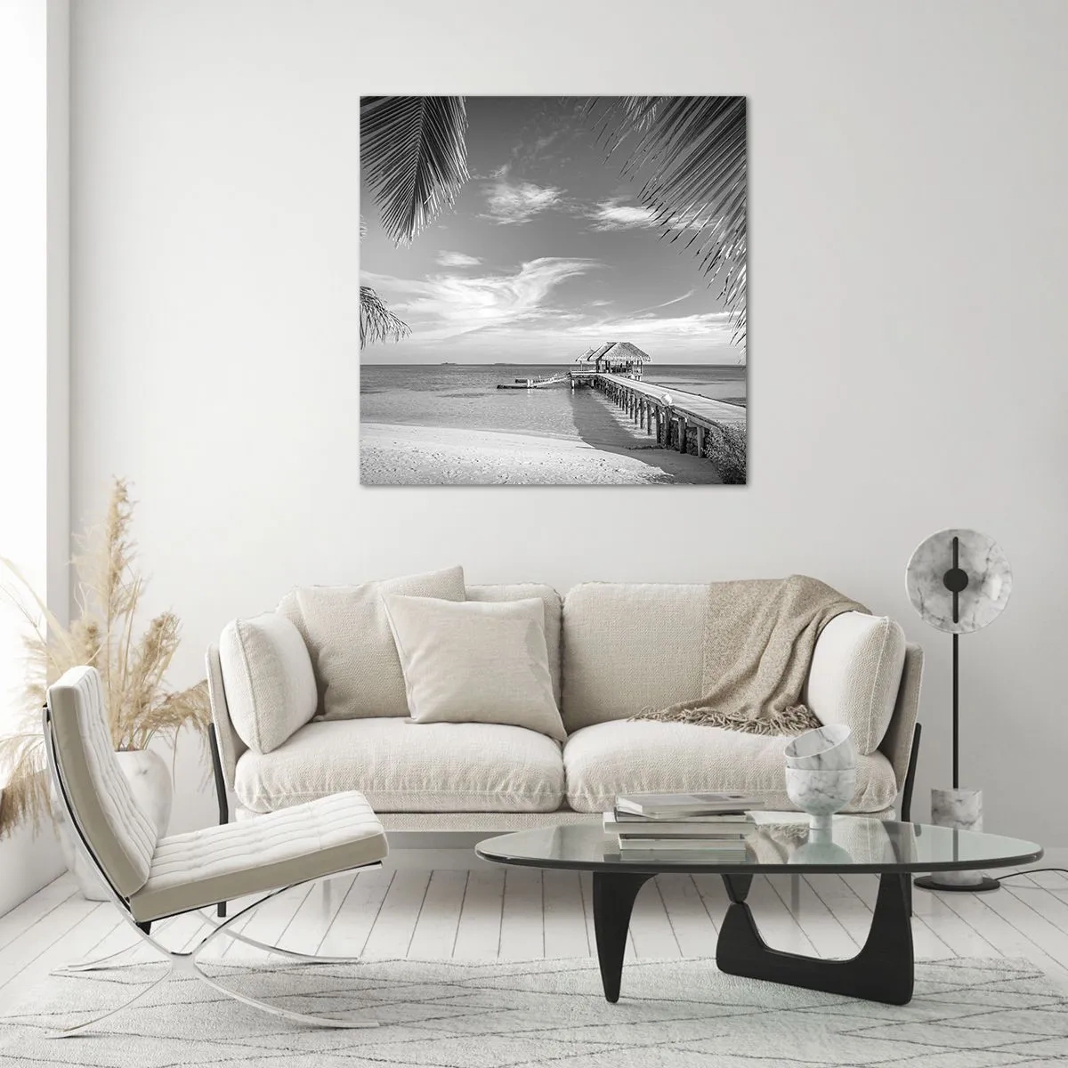 Quadro em vidro - Memória ou sonho? - 70x70 cm