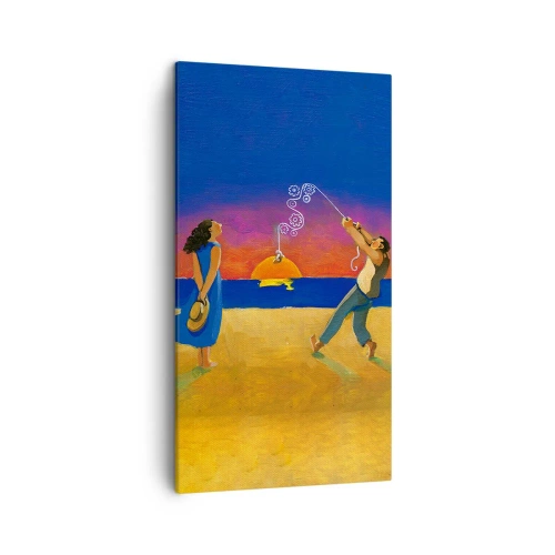 Quadro em tela - Mais do que uma estrela do céu - 45x80 cm