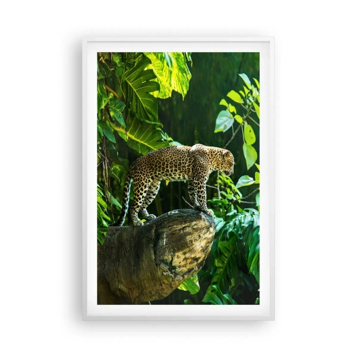 Pôster em moldura branca - Vamos caçar? - 61x91 cm