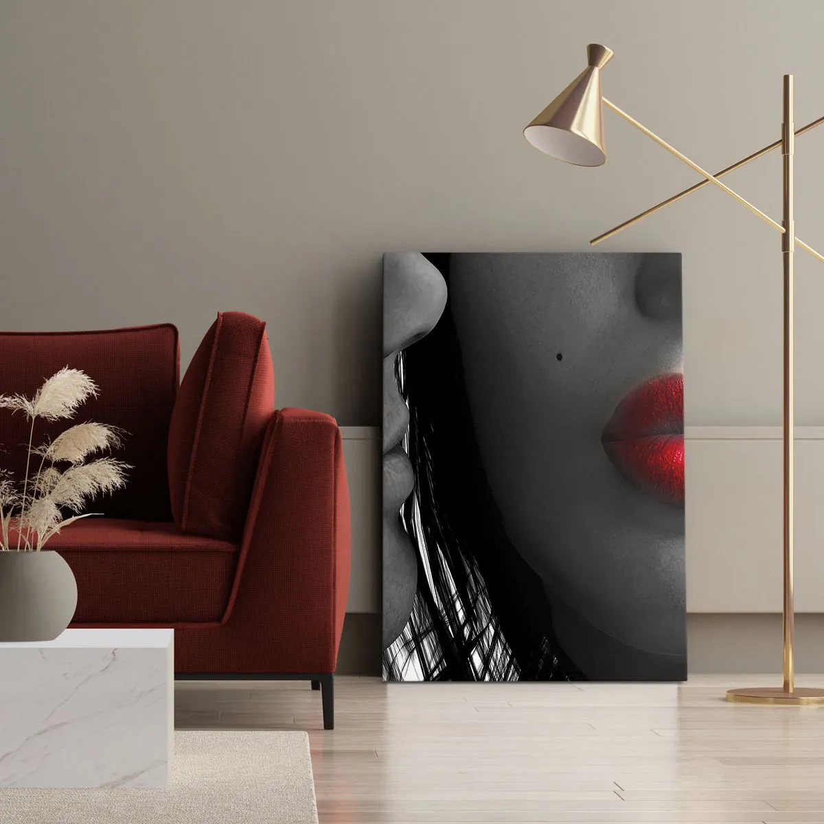 Quadro em tela - Cara a cara  - 50x70 cm