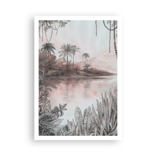 Pôster - Diário de um explorador do século 19 - 70x100 cm