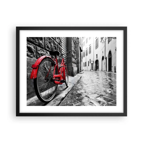 Pôster com moldura preta - A verdadeira beleza não envelhece - 50x40 cm