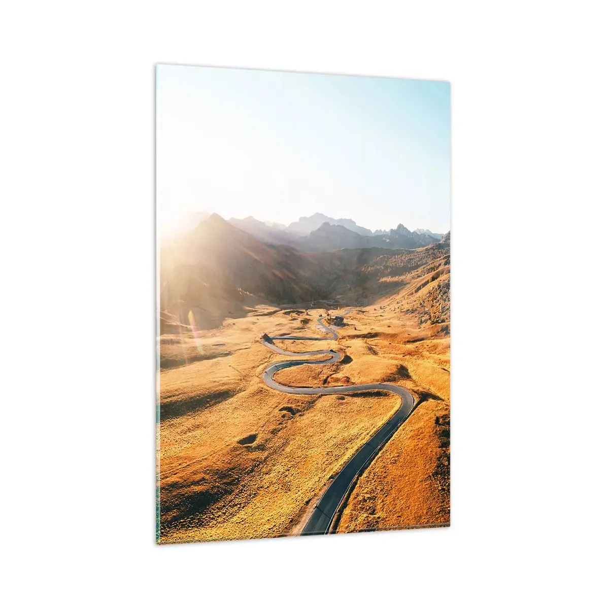 Quadro em vidro - No Vale Dourado - 80x120 cm