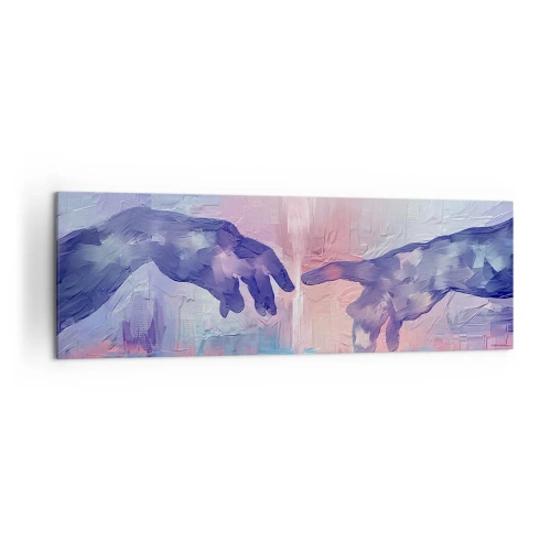 Quadro em tela - Faísca divina da vida - 160x50 cm