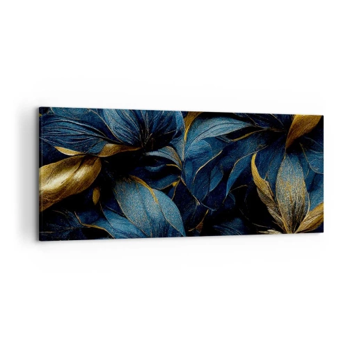 Quadro em tela - Forrado com ouro - 120x50 cm