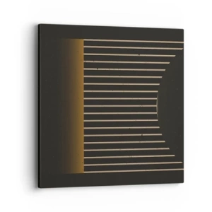 Quadro em tela - Explorar a escuridão - 40x40 cm