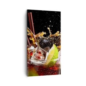 Quadro em tela - Alegria e energia das cores - 45x80 cm