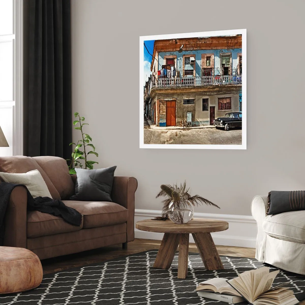 Pôster - Vibrações de Havana - 40x40 cm