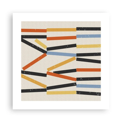 Pôster - Composição ao nível - 40x40 cm