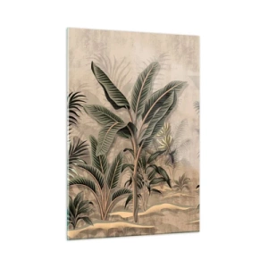 Quadro em vidro - Gravura em estilo colonial - 50x70 cm