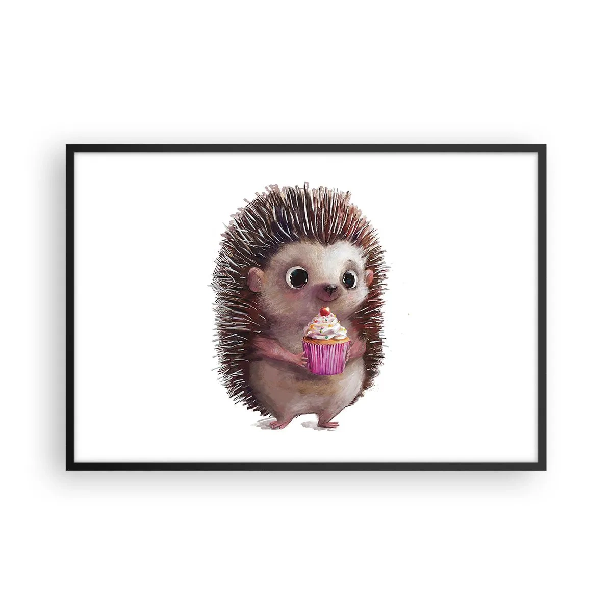 Pôster com moldura preta - A celebração é diária - 91x61 cm