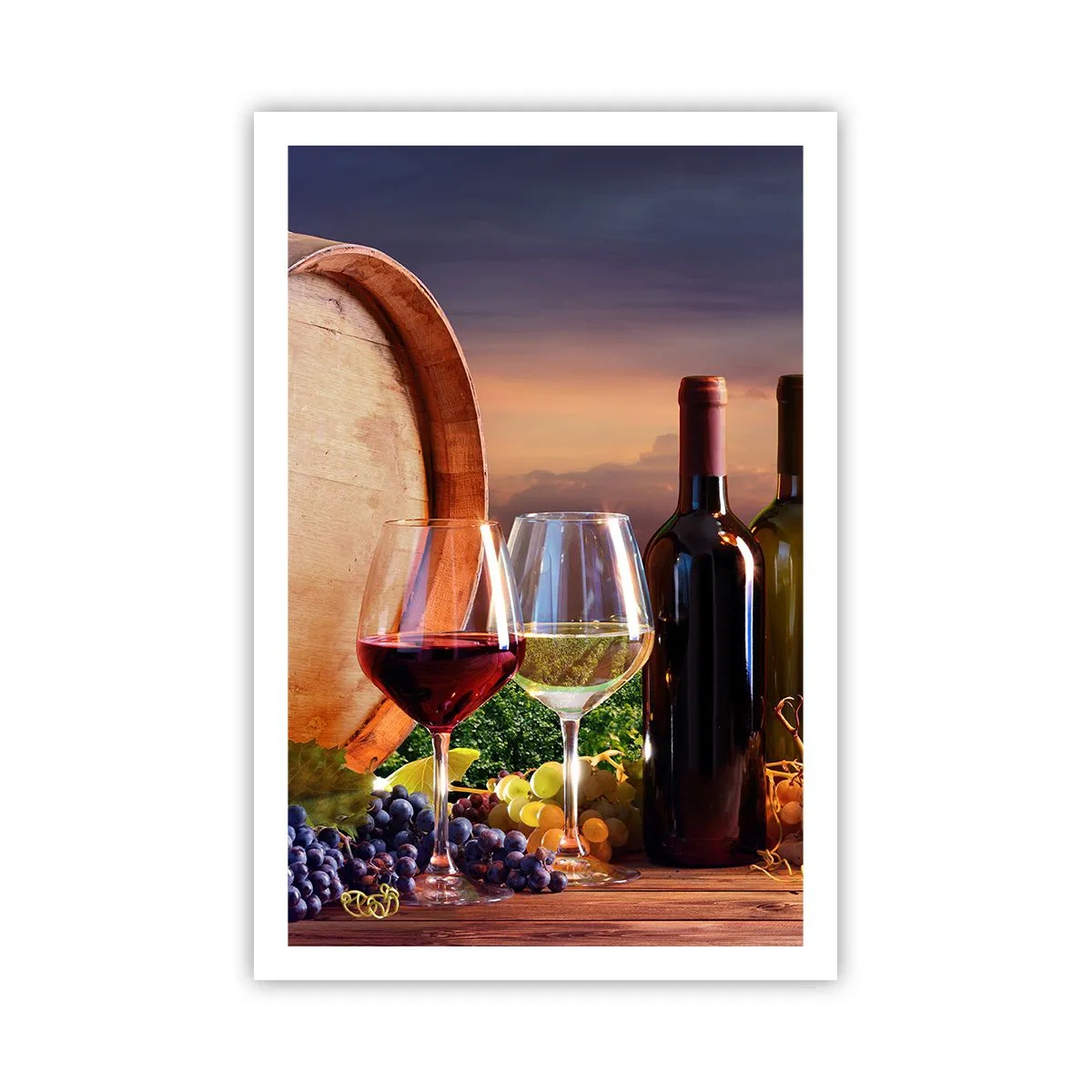 Pôster - Aqui a vida tem um sabor - 61x91 cm