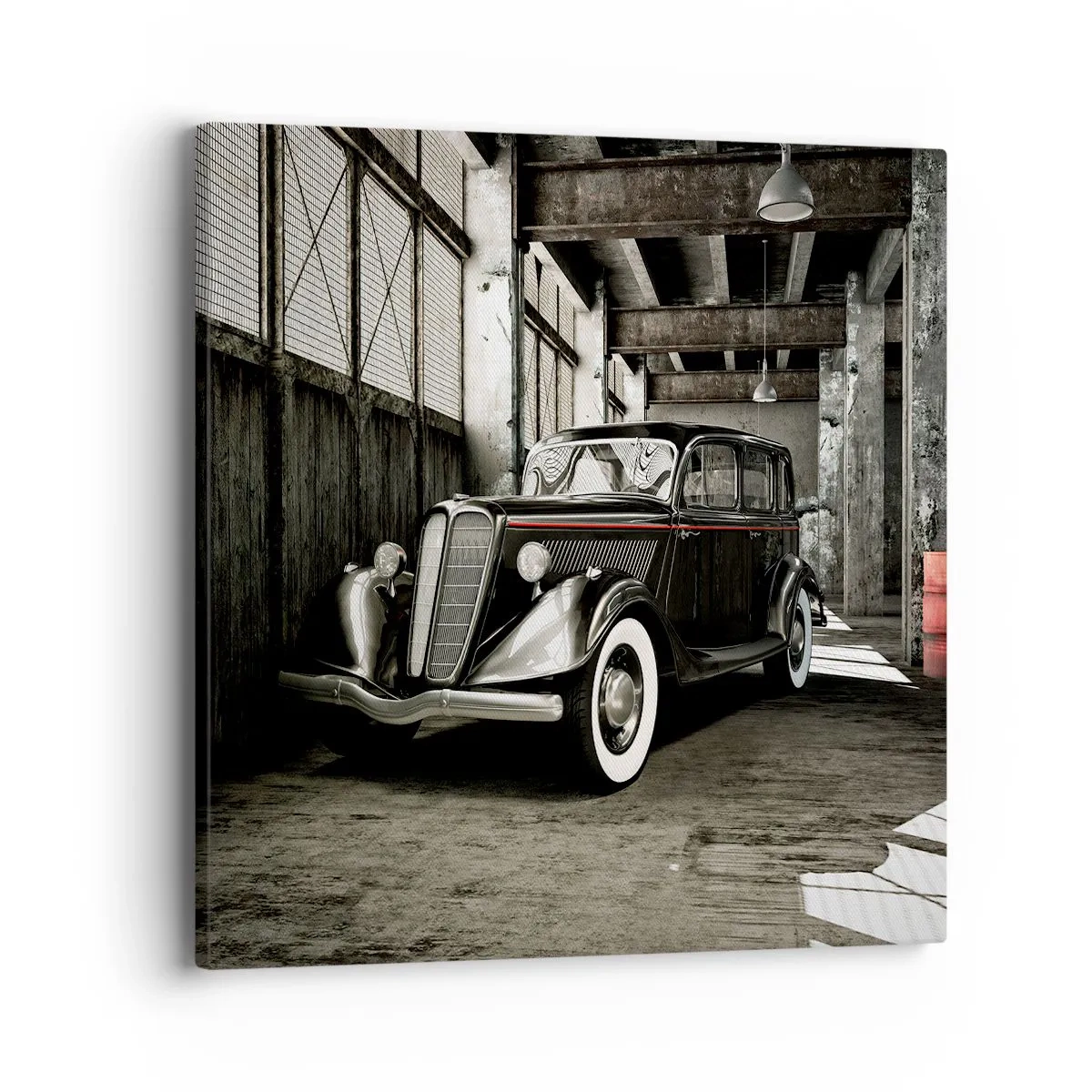 Quadro em tela - A elegância duradoura dos anos 30. - 40x40 cm