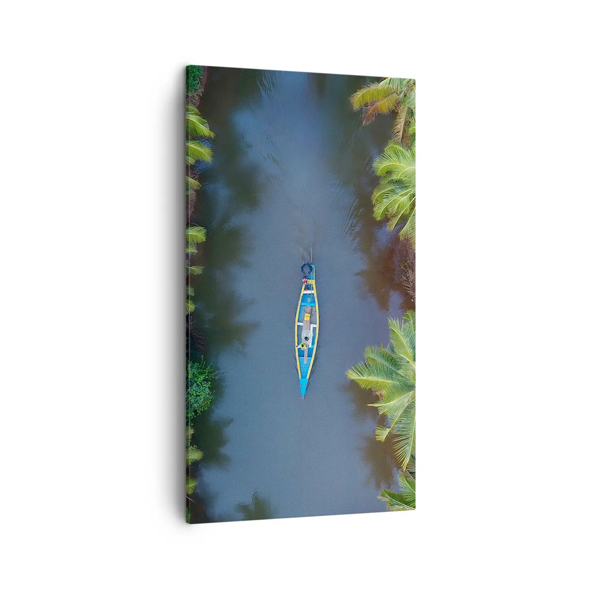 Quadro em tela - Em uma trilha tropical - 45x80 cm