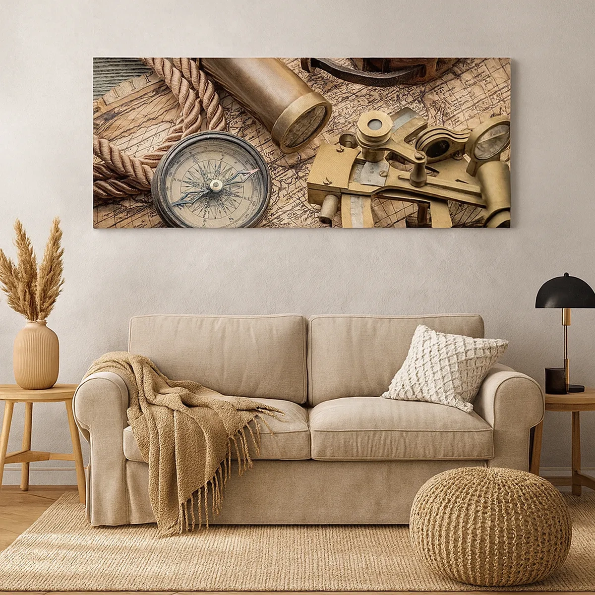 Quadro em tela - Definir um rumo - 30x30 cm