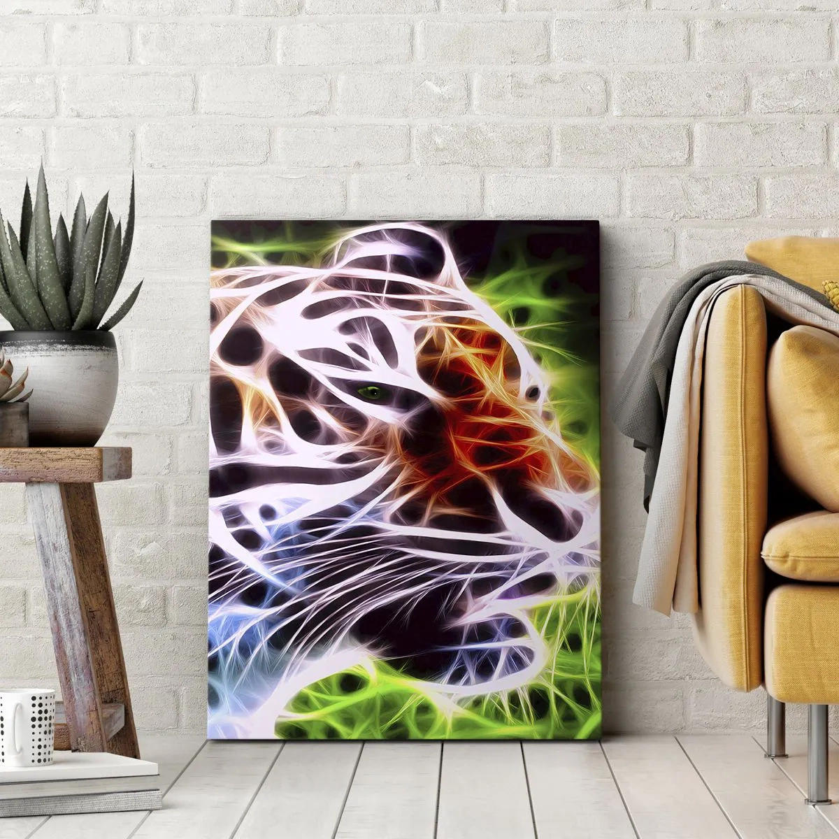 Quadro em tela - Aura perigosa - 65x120 cm