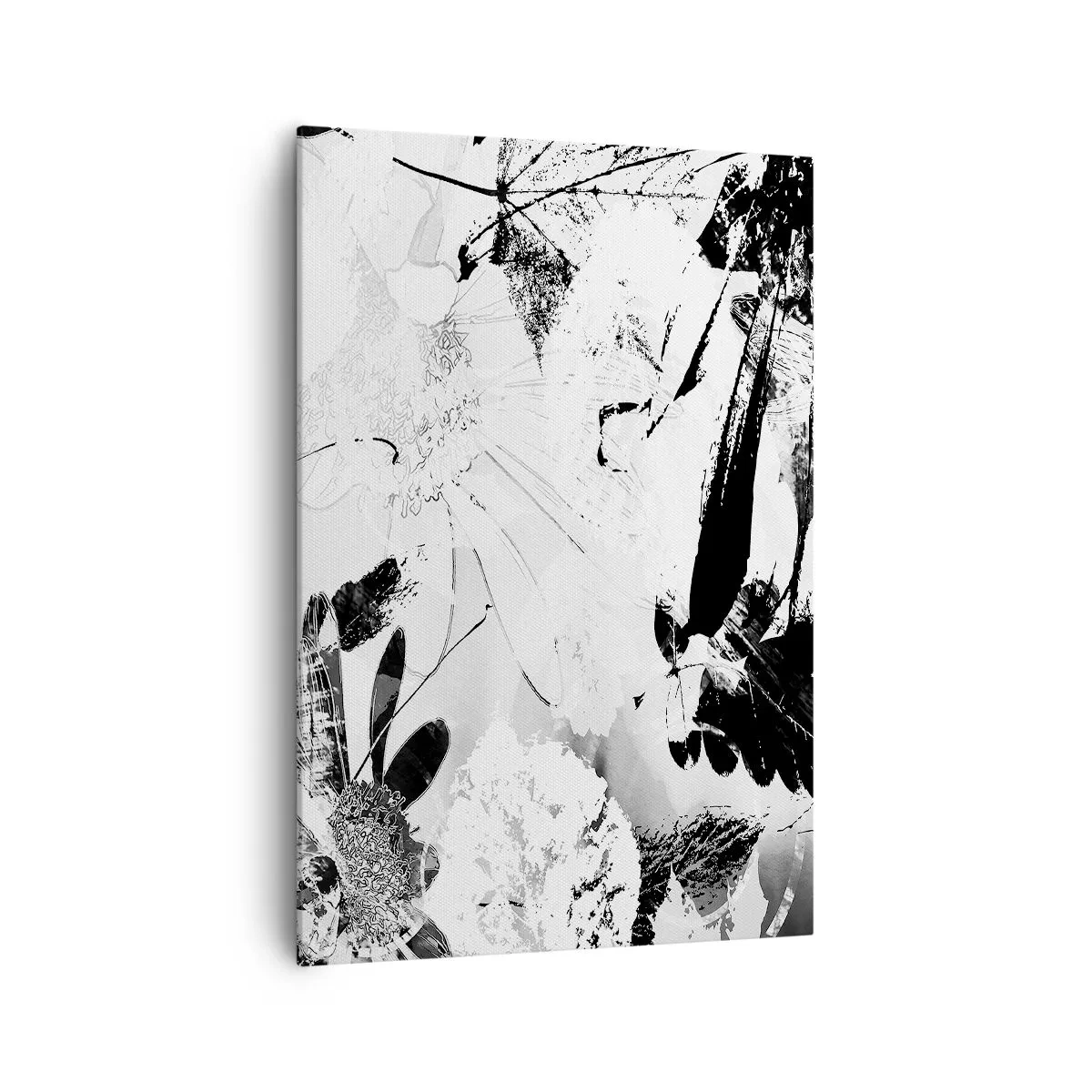 Quadro em tela - Outono a preto e branco - 70x100 cm