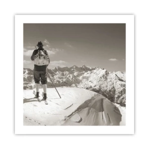 Pôster - E as montanhas são as mesmas - 50x50 cm