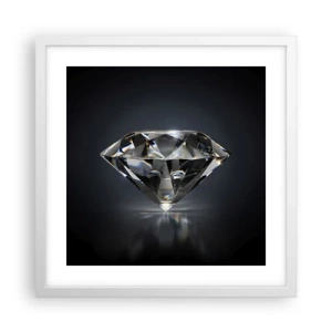 Pôster em moldura branca - Best girls friend - 40x40 cm