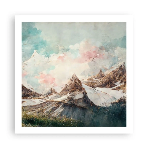 Pôster - Lâminas de rocha - 60x60 cm