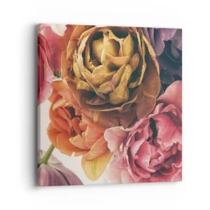 Quadro em tela - Celebração da vida - 40x40 cm