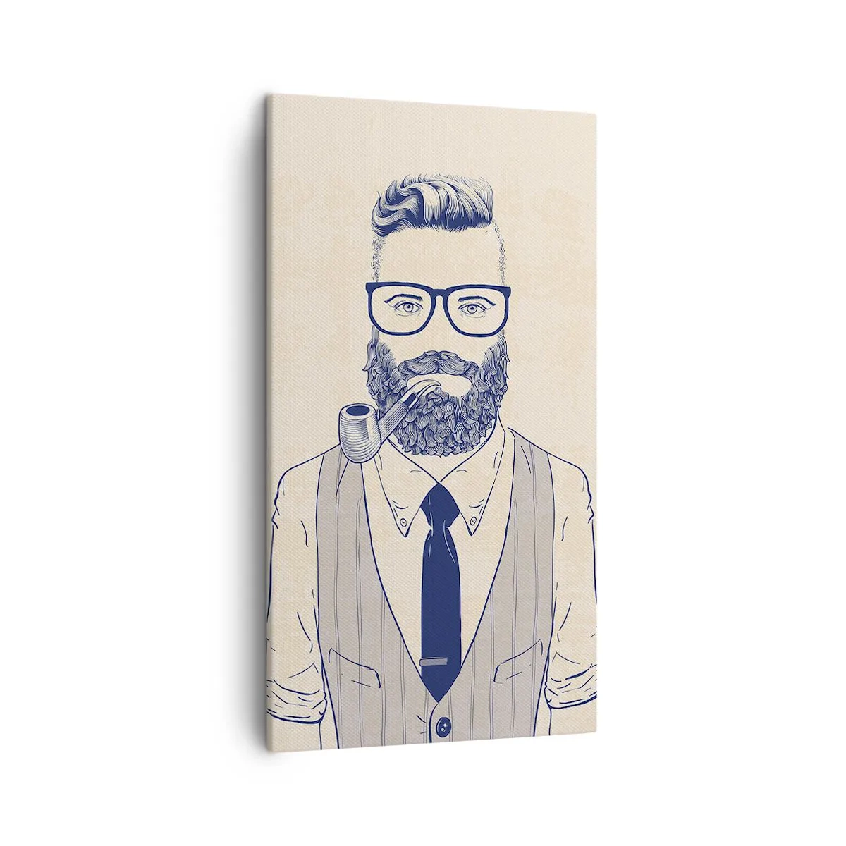 Quadro em tela - Alegre, masculino e elegante - 45x80 cm