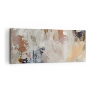 Quadro em tela - Abstração enevoada - 120x50 cm