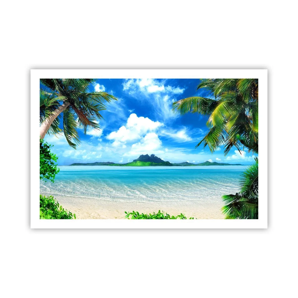 Pôster - O azul dos trópicos - 91x61 cm