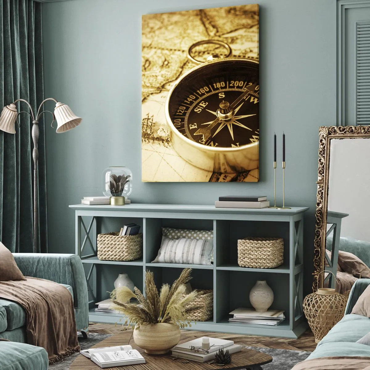 Quadro em tela - Oriente ou Ocidente? - 80x120 cm