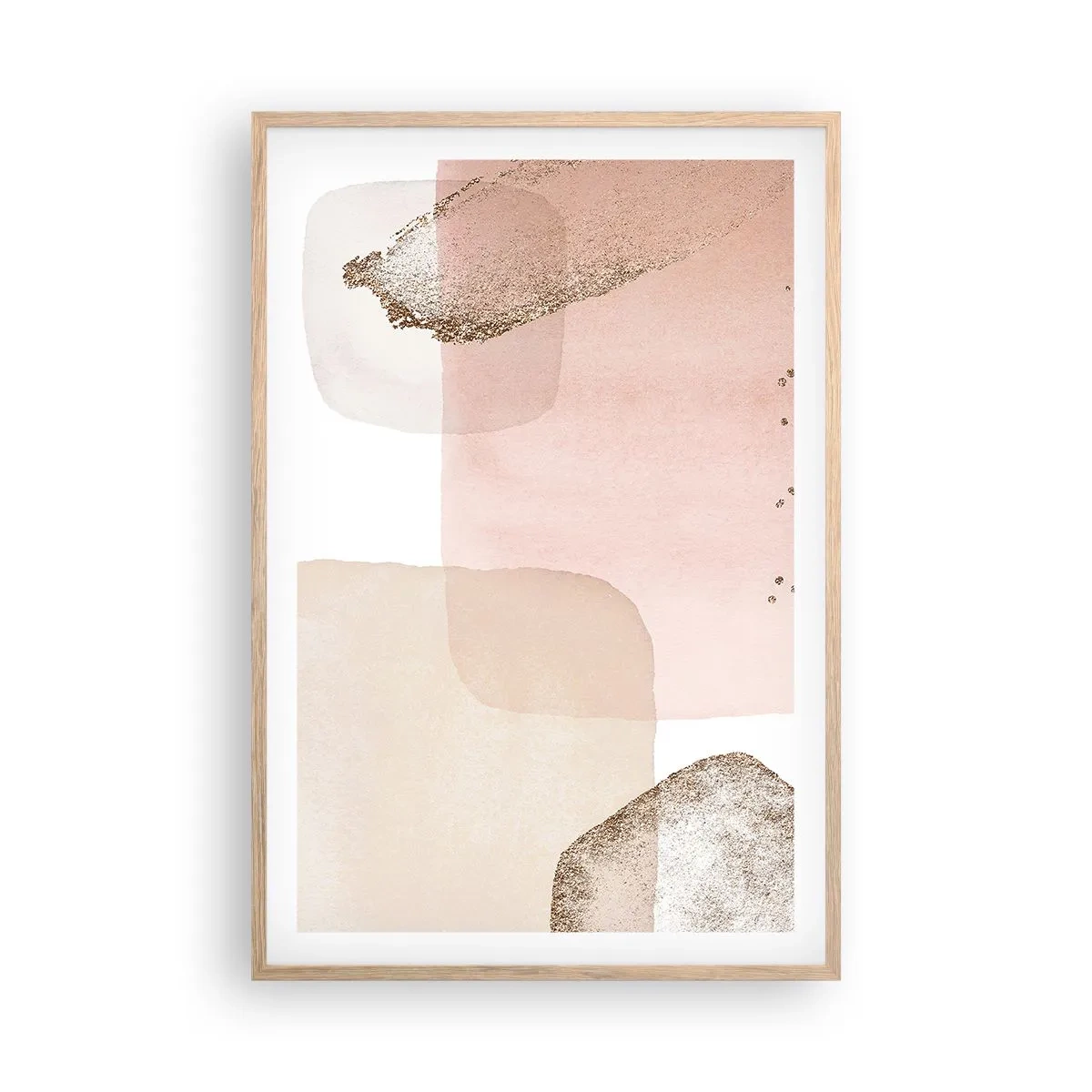 Pôster com moldura de carvalho claro - Olhar através da cor - 61x91 cm